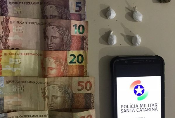 Casal é detido por tráfico de drogas no bairro Líder em Chapecó
