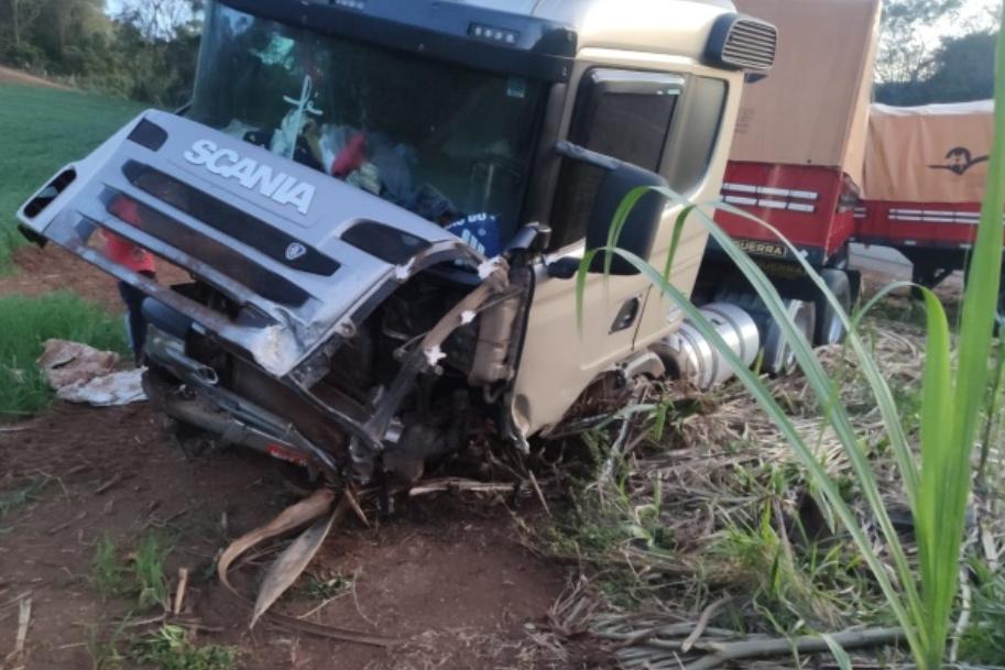 Colisão frontal deixa uma vítima fatal na SC-160 em Bom Jesus do Oeste