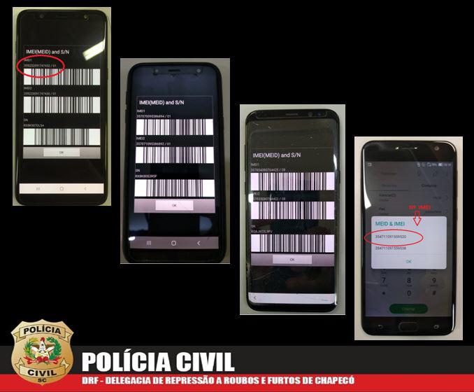 Polícia Civil recupera sete celulares furtados avaliados em R$ 11.000 em Chapecó