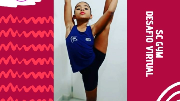 Ginastas de Chapecó participam de desafio estadual online