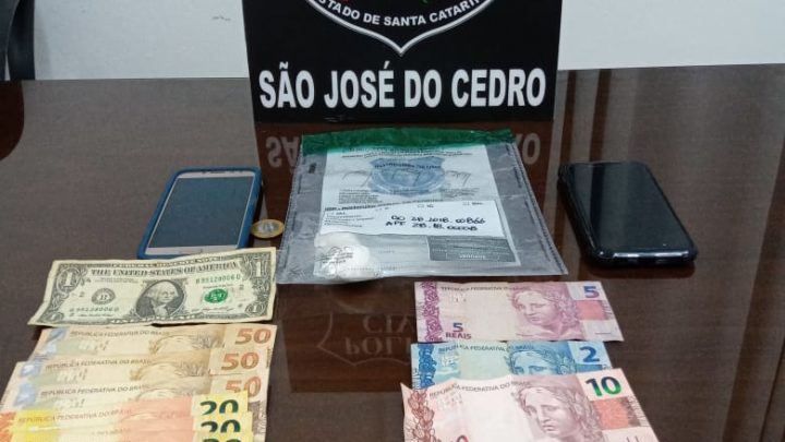Duas pessoas são presas com cocaína em São José do Cedro