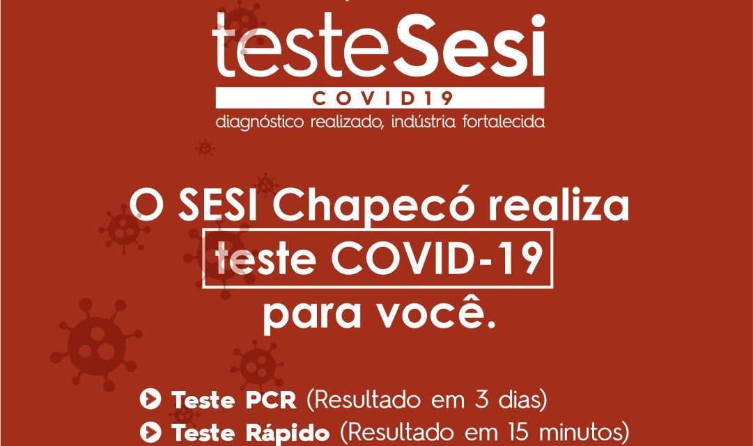 SESI realiza teste para Covid-19 no Oeste