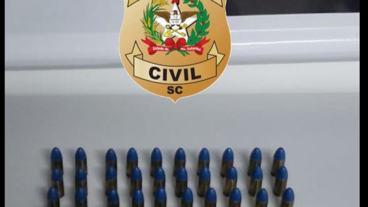 Homem é preso com 50 munições calibre 9mm no Oeste