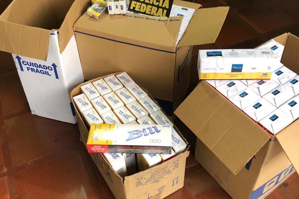 Polícia Federal combate contrabando de cigarros em Chapecó