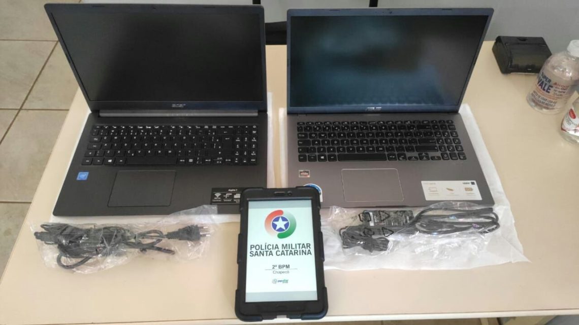 Funcionário é detido por furto de dois notebooks de empresa em Chapecó