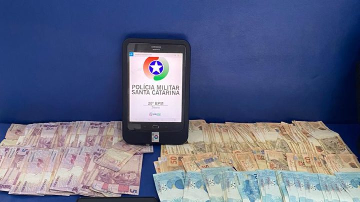 Polícia Militar de Seara prende autor de furto e recupera dinheiro da vítima