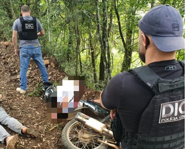 Polícia Civil prende em flagrante autores de roubo a mão armada em Quilombo e Novo Horizonte