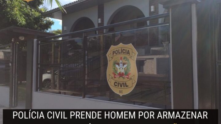 Polícia Civil prende homem por armazenar material pornográfico infantil no oeste