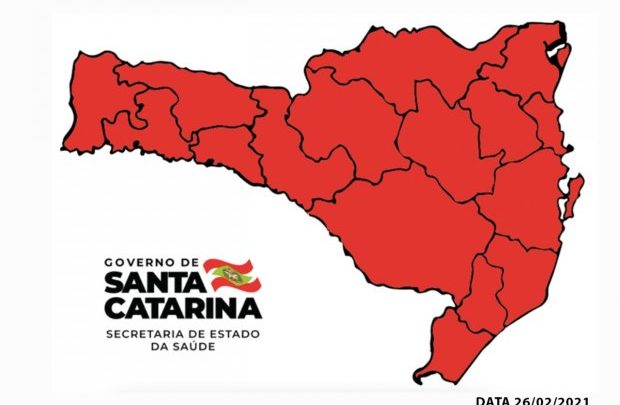 Matriz de Risco aponta todas as regiões em estado gravíssimo em SC