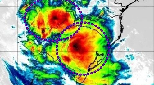 Ciclone avança para Santa Catarina e pode virar ‘ciclone bomba’
