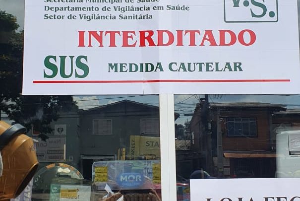 Vigilância Sanitária interdita estabelecimento que descumpriu orientação em Chapecó