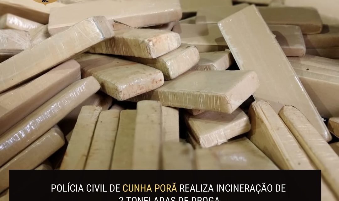 Vídeo – Polícia Civil incinera mais de 2 toneladas de droga apreendida em Cunha Porã