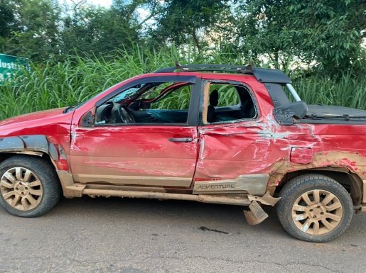 Acidente envolve quatro veículos na SC 163 em Itapiranga