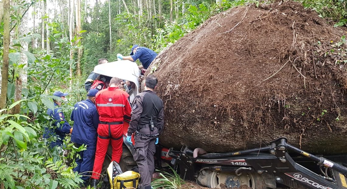 Agricultor é atingido por pedra gigante no sul do estado