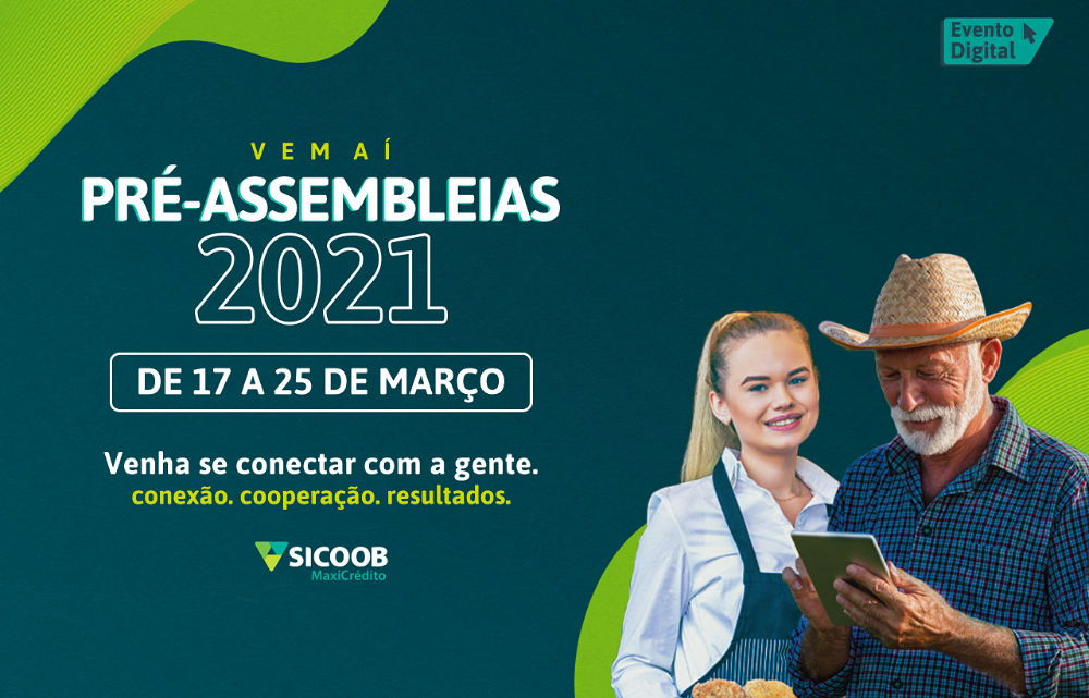 Sicoob MaxiCrédito lança Pré-assembleias 2021 em formato digital com campanha de doações