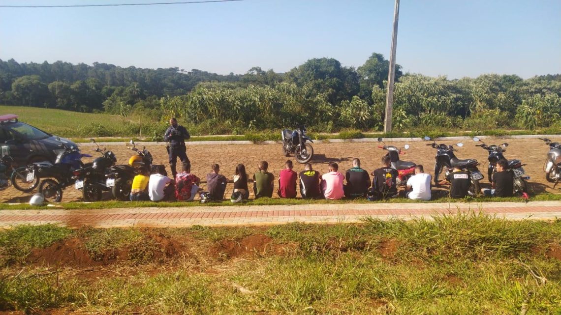 Guarda Municipal acaba com aglomeração em loteamento em Chapecó