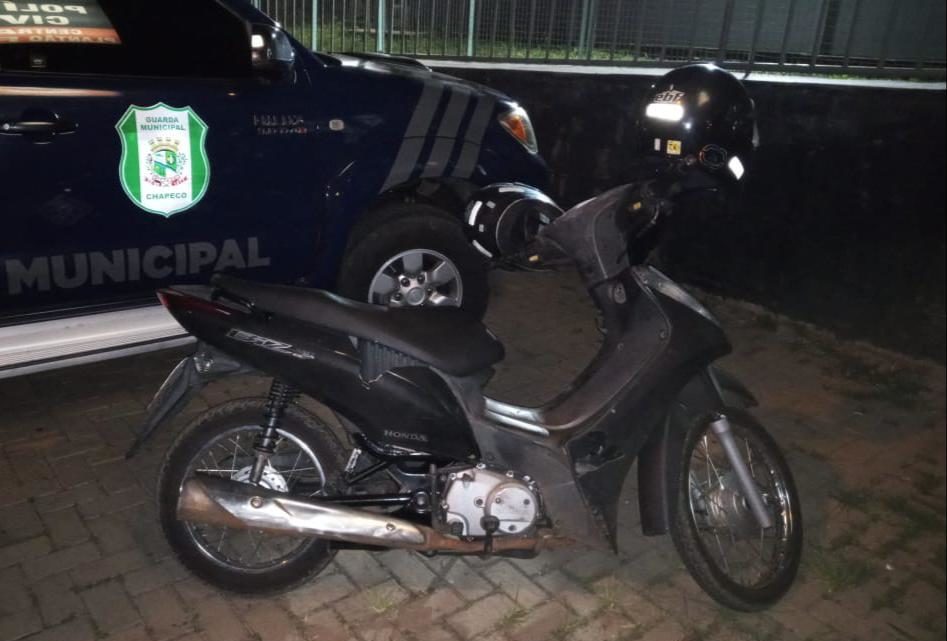 Guarda Municipal recupera motocicleta furtada em menos de 20 minutos em Chapecó