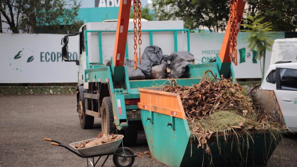 Administração inicia limpeza e revitalização do Ecoparque