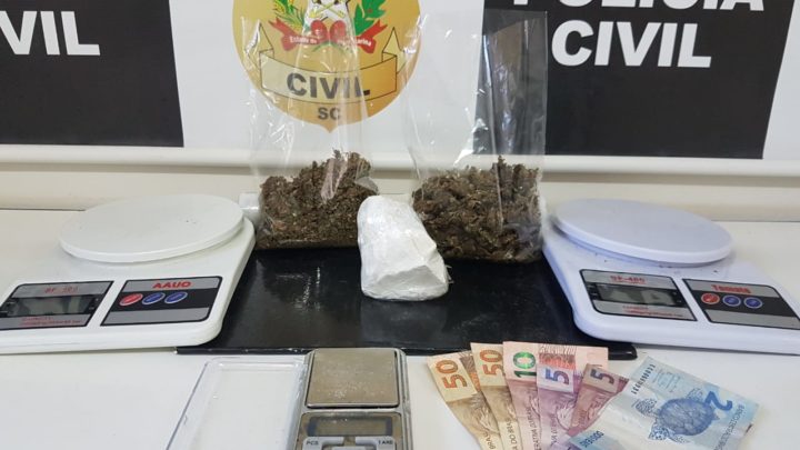 Polícia Civil prende traficante de drogas em Chapecó
