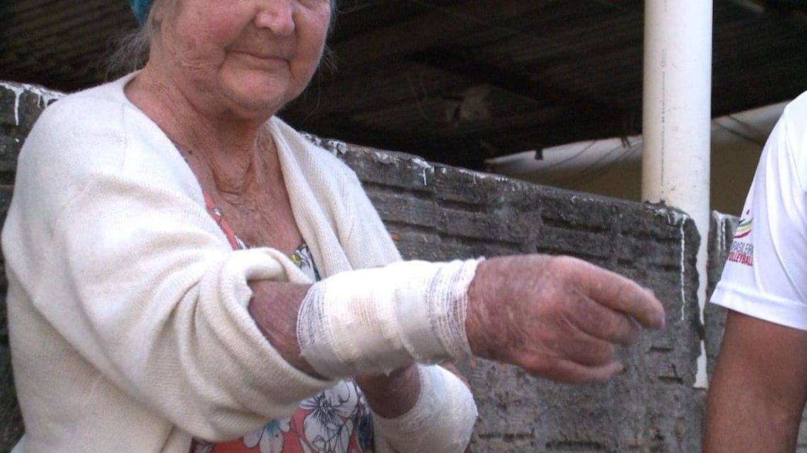 Absurdo: Idosa de 94 anos é agredida pela enteada do próprio filho