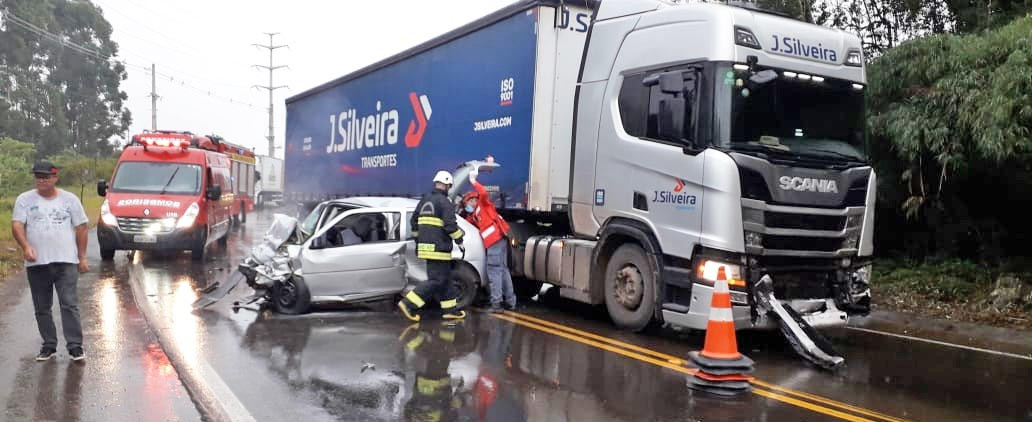 Colisão mata homem no contorno viário norte de Concórdia