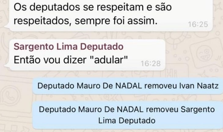 Grupo de Whatsapp dos deputados de SC é deletado por excesso de confusão