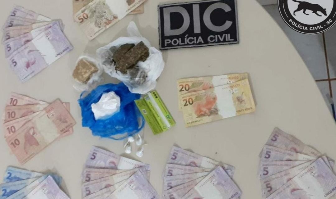 Polícia Civil prende homem em flagrante por tráfico de drogas em São Domingos
