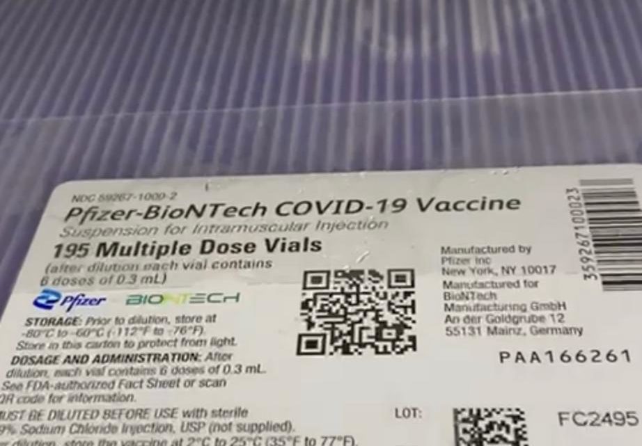 Vídeo: Chapecó recebe 1,1 mil doses de vacina da Pfizer