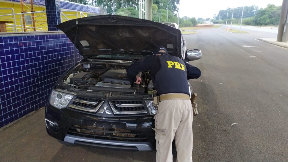 PRF recupera picape roubada há quatro anos e que circulava clonada na BR 282 em Campos Novos