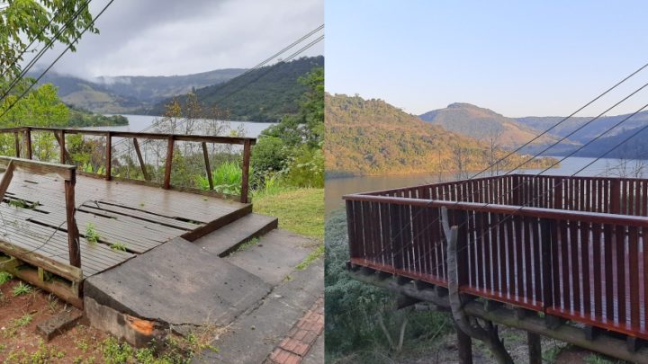 Mirante do lago no Goio-Ên é restaurado