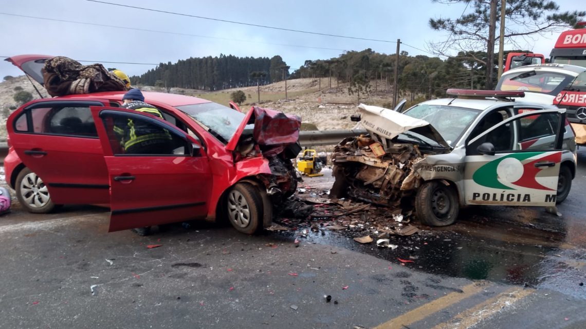 Acidente em pista congelada deixa policial militar morto em SC