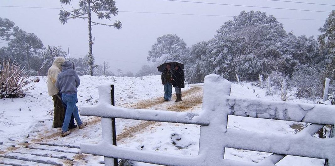 Onda de frio pode ser uma das mais intensas nesse século no Brasil