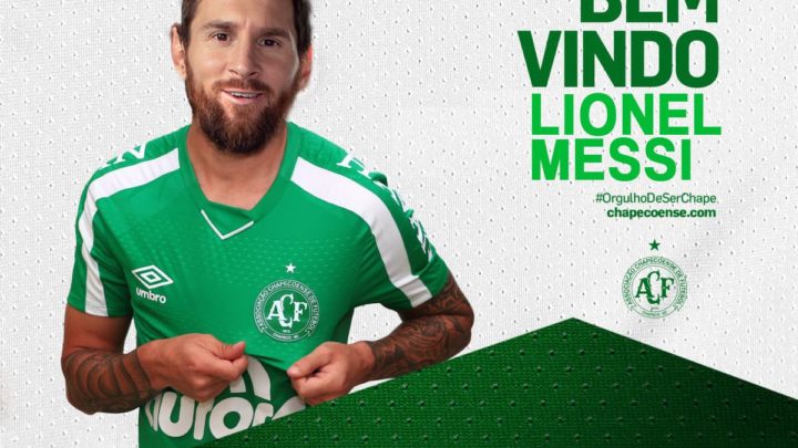 Messi acerta com a Chapecoense? brincadeira viraliza nas redes sociais