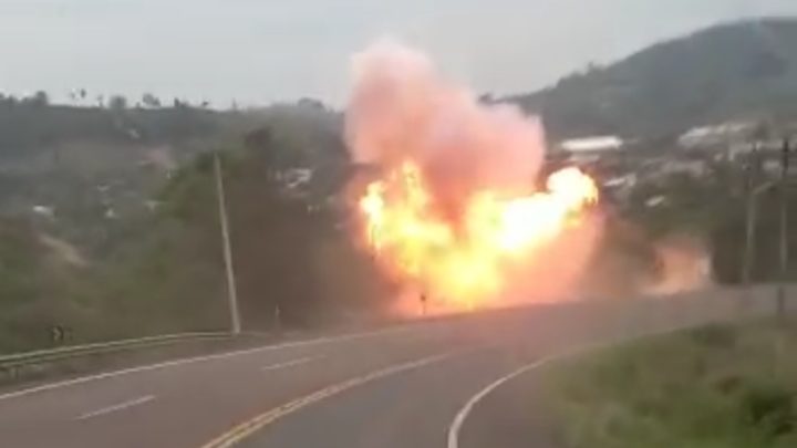 Vídeo: Motorista registra momento de grave acidente em Romelândia