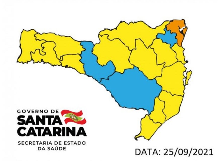 Matriz aponta apenas uma região em estado grave em SC