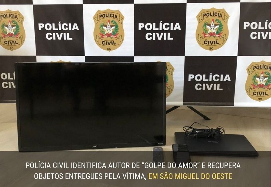 Polícia Civil identifica autor de “Golpe do Amor” e recupera objetos entregues pela vítima no oeste