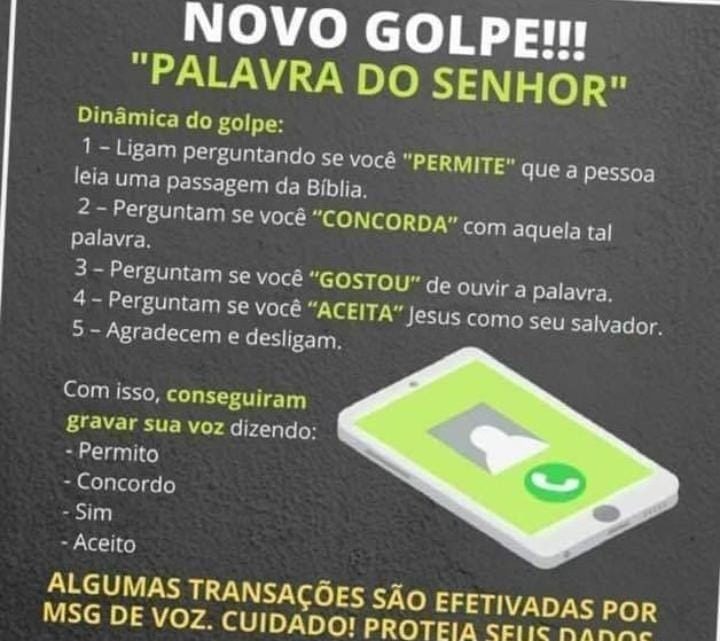 PROCON alerta para o novo golpe ‘Palavra do Senhor’ no Oeste