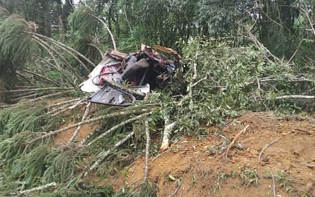 Três pessoas morrem em grave acidente na BR-280 em SC