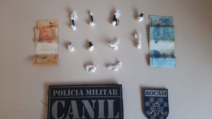 Adolescente de 17 anos é detido com buchas de cocaína nas partes íntimas em Chapecó