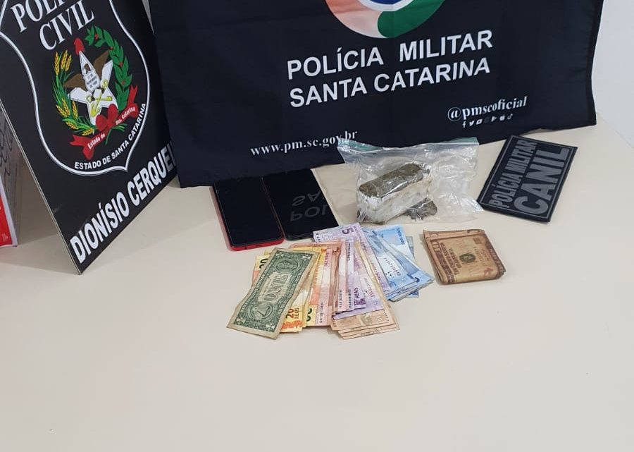 Polícia Civil e Polícia Militar prendem homem por tráfico de drogas em Dionísio Cerqueira