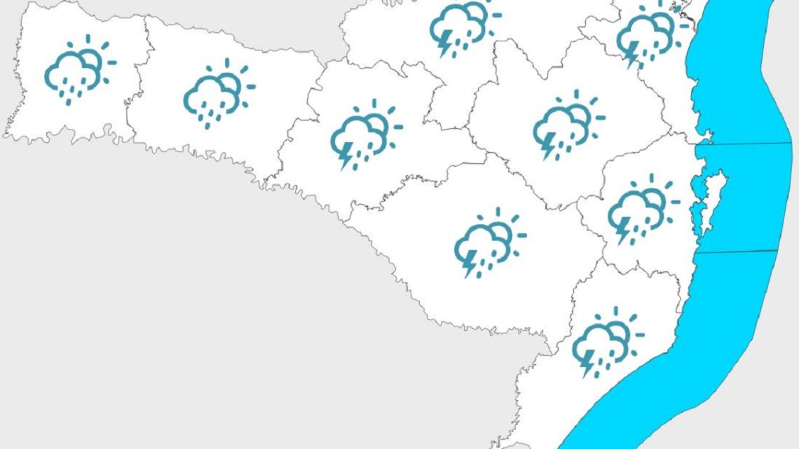 Calor intenso retorna a Santa Catarina nesta semana