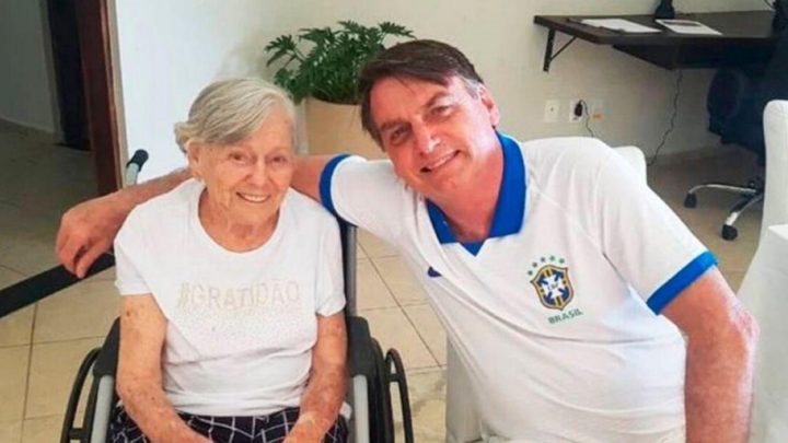 Morre a mãe do presidente Jair Bolsonaro aos 94 anos