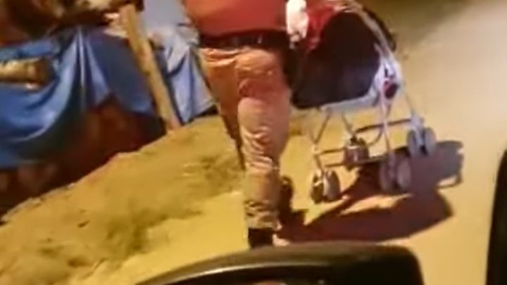 Vídeo: homem agride mulher, foge levando filha e ameaça matar criança em SC