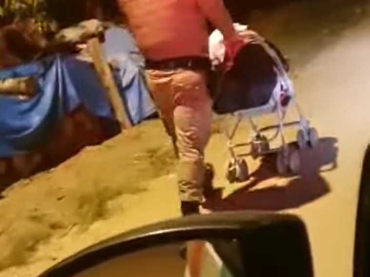 Vídeo: homem agride mulher, foge levando filha e ameaça matar criança em SC