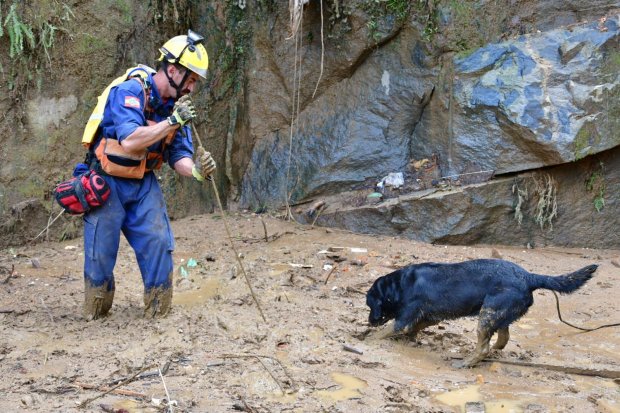 Vídeos: equipe do CBMSC localiza 10 vítimas entre os escombros em Petrópolis