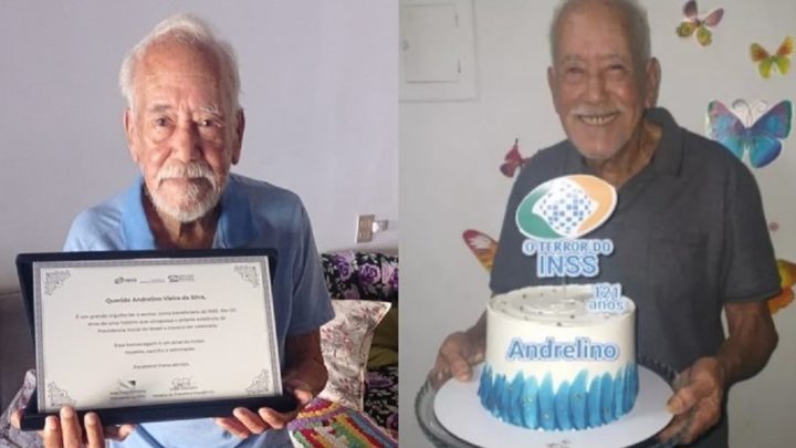 Aposentado de 121 anos, conhecido como ‘terror do INSS’, recebe homenagem do Ministério do Trabalho