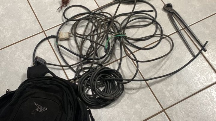 Polícia Civil e Guarda Municipal prendem em flagrante suspeitos de furtarem fios de cobre em Chapecó