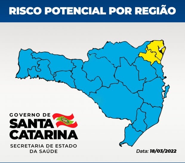 Matriz de Risco aponta 15 regiões em nível moderado e duas em alto