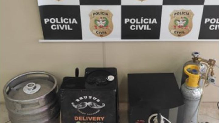 Polícia Civil recupera chopeiras vendidas por estelionatário que foi preso em Chapecó