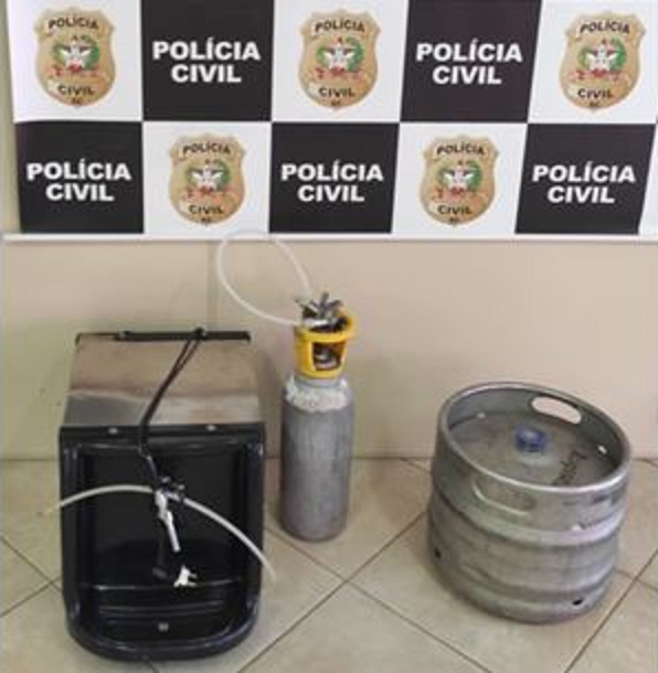 Polícia Civil recupera mais uma chopeira vendida por estelionatários em Chapecó
